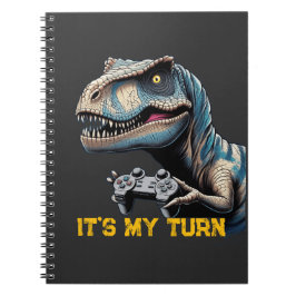 T-Rex Gamer It’s My Turn Design ノートブック