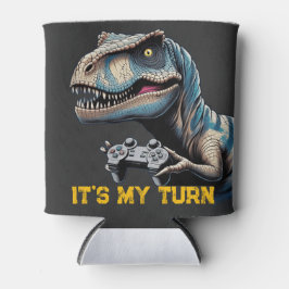 T-Rex Gamer It’s My Turn Design 缶クーラー