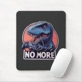 T-Rex Gamer No More Design マウスパッド (マウス)