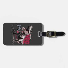 T-Rex Gamer Rage No More Design ラゲッジタグ