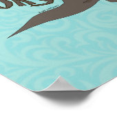 T-Rex Hates Doors ポスター (角)