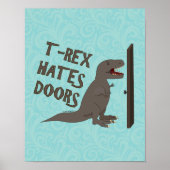 T-Rex Hates Doors ポスター (正面)