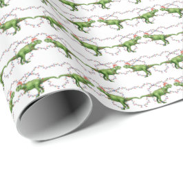 T-Rex Holiday Wrapping Paper ラッピングペーパー