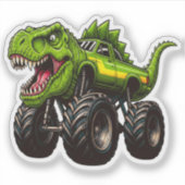 T-Rex Monster Truck  シール (正面)