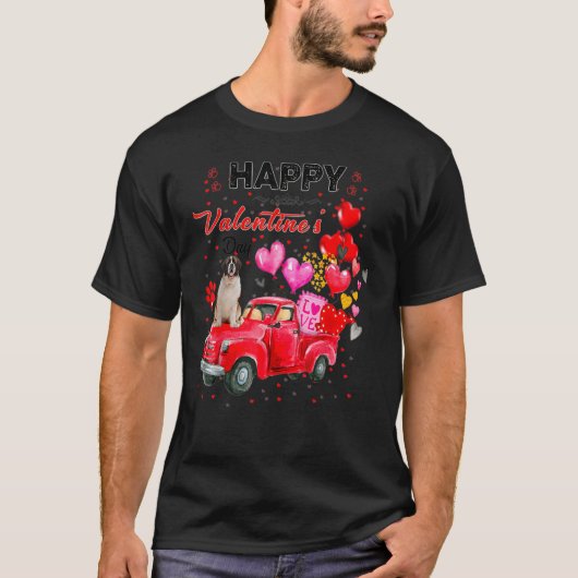 T Rex Monster Truck Riding Toddler Valentineu2019s Tシャツ (正面)