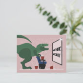 T Rex on Movie Night Postcard シーズンポストカード (スタンド正面)
