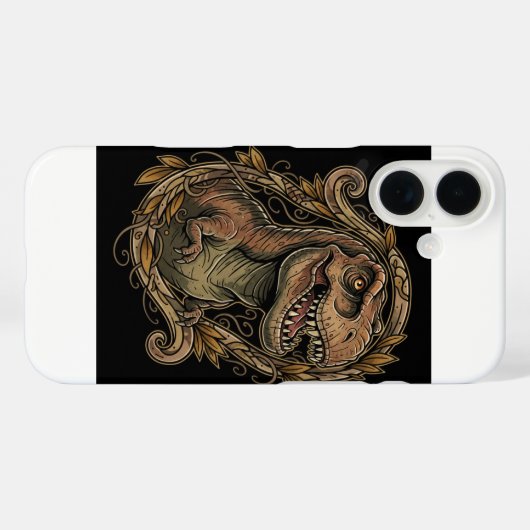 T-rex phone case  Case-Mate iPhoneケース (裏面 (横))