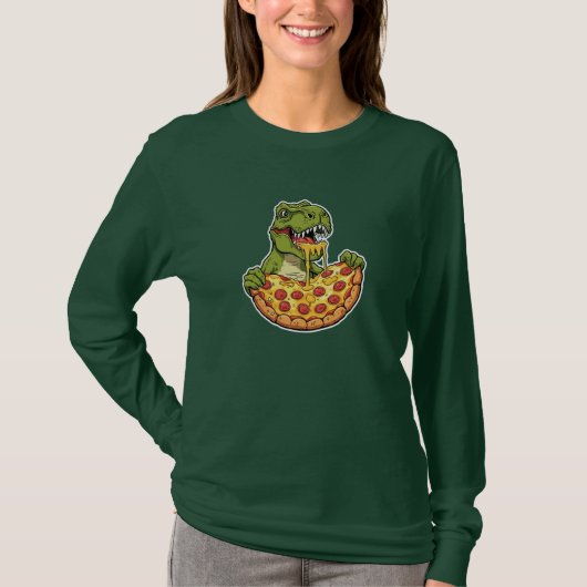 T-REX PIZZA LOVER Tシャツ (正面)
