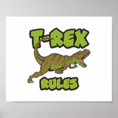 T-Rex Rules Poster ポスター (正面)