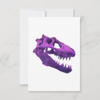 T-Rex Skull Dino Bones Fossil Dinosaur Tyrannosaur サンキューカード