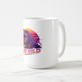 T-Rex Stay Wild コーヒーマグカップ (正面右)
