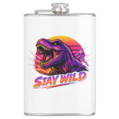 T-Rex Stay Wild フラスク (正面)