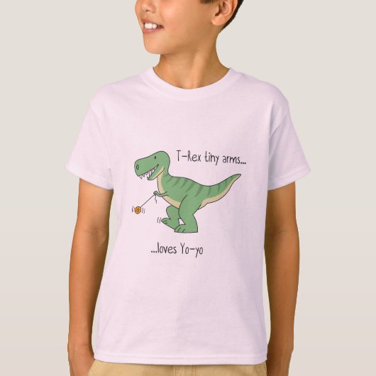 T-Rex tiny arms: Yo-yo Tシャツ (正面)