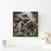T-Rex Wall Clock スクエア壁時計 (ホーム)