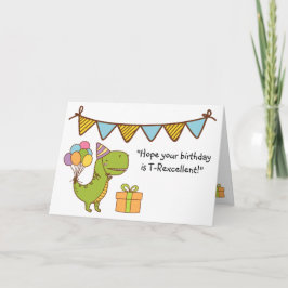 T-Rexcellent誕生日 カード