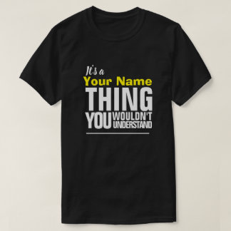 T-Sが分からないのは昔の名前だ Tシャツ