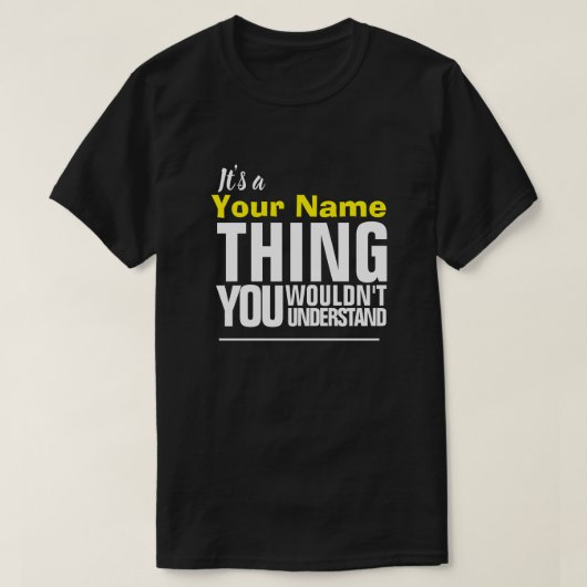 T-Sが分からないのは昔の名前だ Tシャツ (デザイン正面)