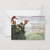 T.S.エリオット感動的引用文「距離」 ノートカード (正面)