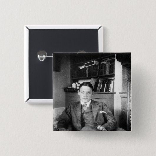 T.S. エリオット 缶バッジ (正面&裏面)