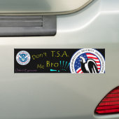 T.S.Aは。 私Bro!!! バンパーステッカー (車上)