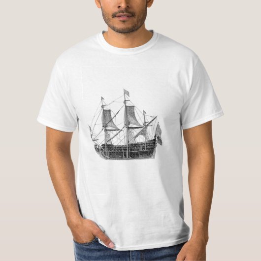 T SHIET .sea ship Tシャツ (正面)