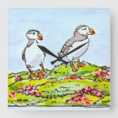 T-Shirt スクエア壁時計 (正面)