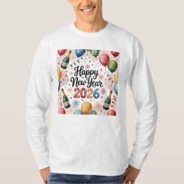 T-Shirt-ハッピー ニューイヤー 2026 マッチング ファミリー Tシャツ