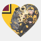 T-Shirt ハートシール (正面)