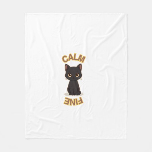 T-Shirt フリースブランケット (正面)