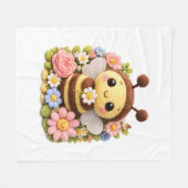 T-Shirt フリースブランケット (正面(横))