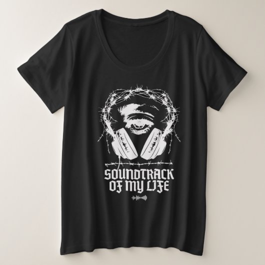 T-Shirt プラスサイズTシャツ (デザイン正面)