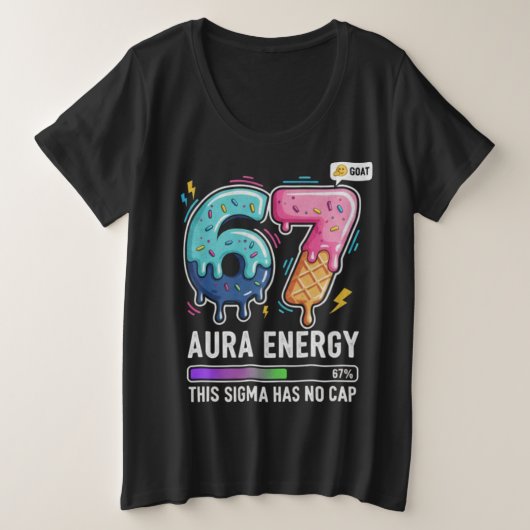 T-Shirt プラスサイズTシャツ (デザイン正面)