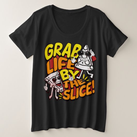 T-Shirt プラスサイズTシャツ (デザイン正面)