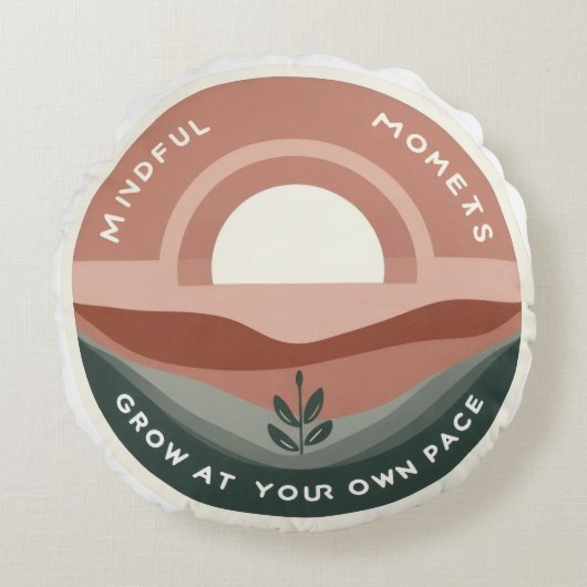 T-Shirt ラウンドクッション (正面)