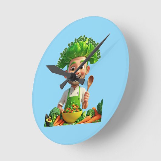 T-Shirt ラウンド壁時計 (傾斜)