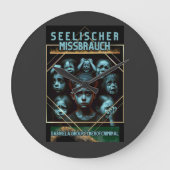 T-Shirt ラージ壁時計 (正面)