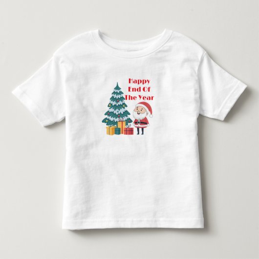 T-shirt 年末ハッピーエンド トドラーTシャツ (正面)