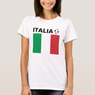 T-shirt 100% coton, doux, drapeau italia tシャツ