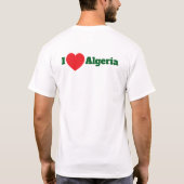 T-shirt 1, 2, 3 Viva l'Algérie Tシャツ (裏面)