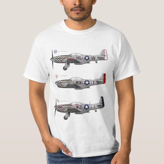 T-Shirt 78th Fighter Group P-51 Mustang Tシャツ (正面)