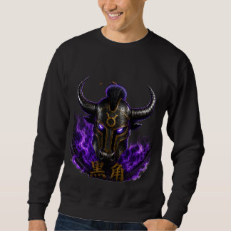 T-shirt à manches longues "Black Horn (黒角)" – Casq スウェットシャツ