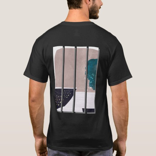 T-shirt Abstract Art Tシャツ (裏面)