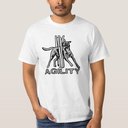 t-shirt agility malinois tシャツ (正面)