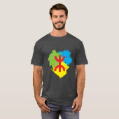 T-shirt Amazigh flag Tシャツ (正面フル)