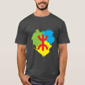 T-shirt Amazigh flag Tシャツ (正面)