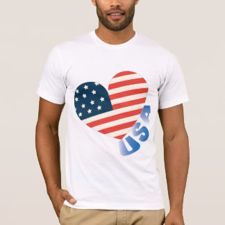 T-shirt American Flag Colors, USA Pride Tシャツ