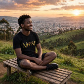 T-shirt Amharic Tシャツ