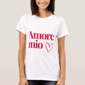 T-shirt Amore Mio ❤️ – Cadeau romantique en coton  Tシャツ (正面)
