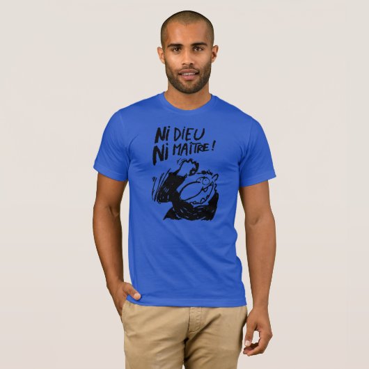 T-shirt anarchiste de France  Tシャツ (正面フル)