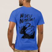 T-shirt anarchiste de France  Tシャツ (裏面)